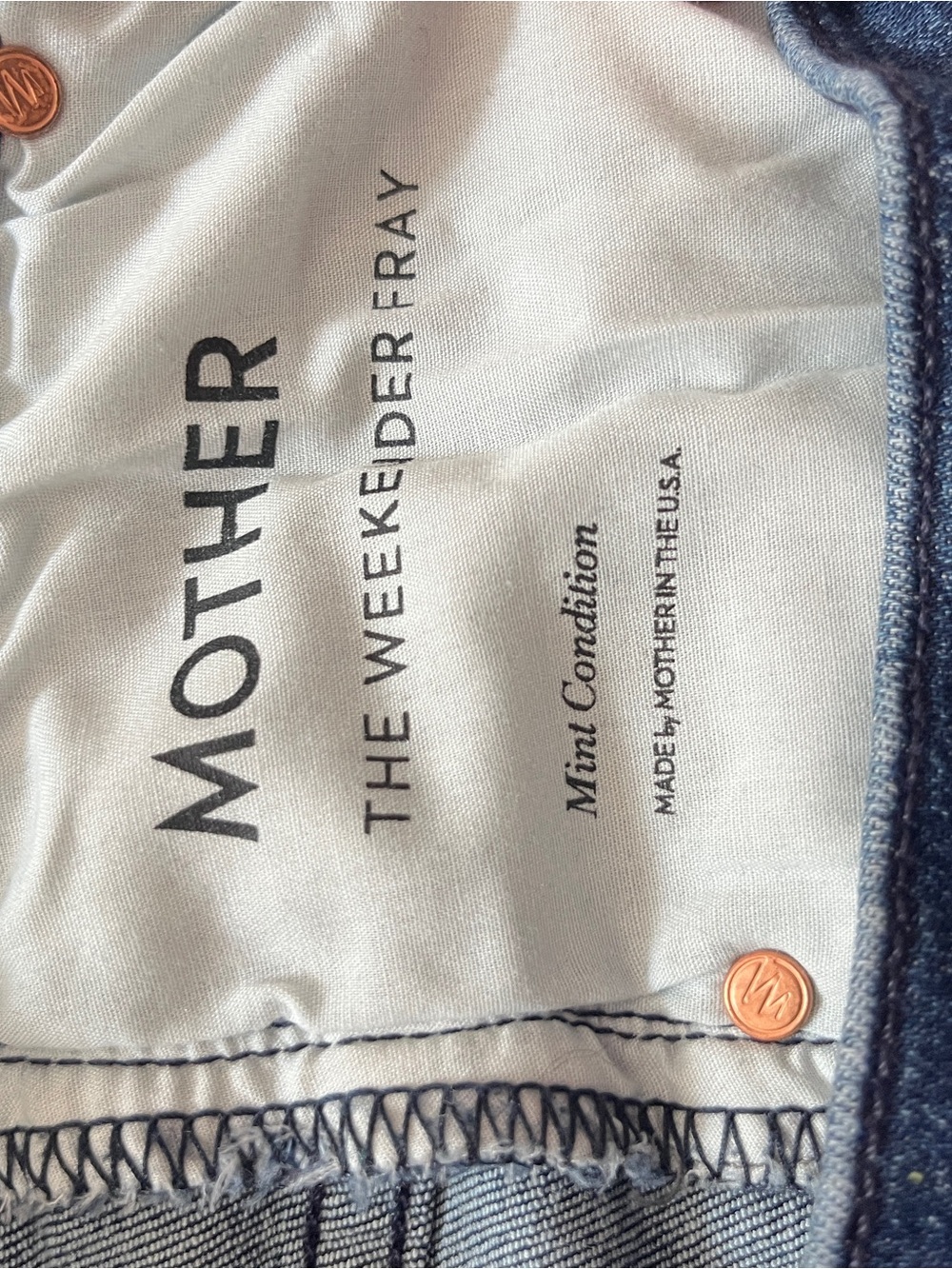 Mother The Weekender Fray - Mint Condition - Picture 5 of 6
